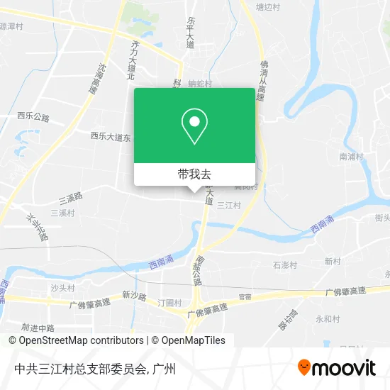 中共三江村总支部委员会地图