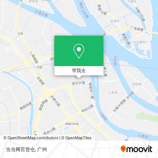 当当网百货仓地图