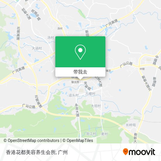 香港花都美容养生会所地图