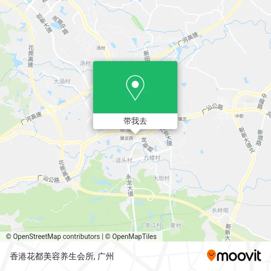 香港花都美容养生会所地图