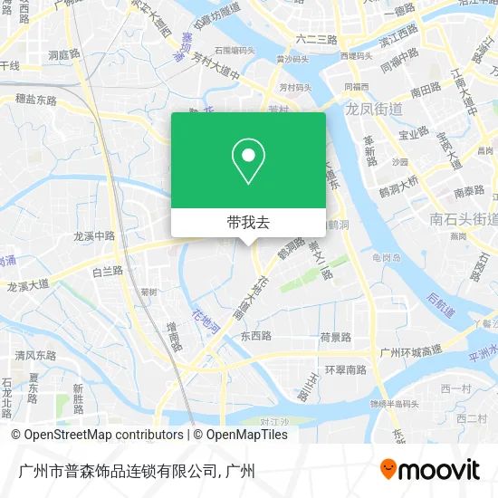 广州市普森饰品连锁有限公司地图