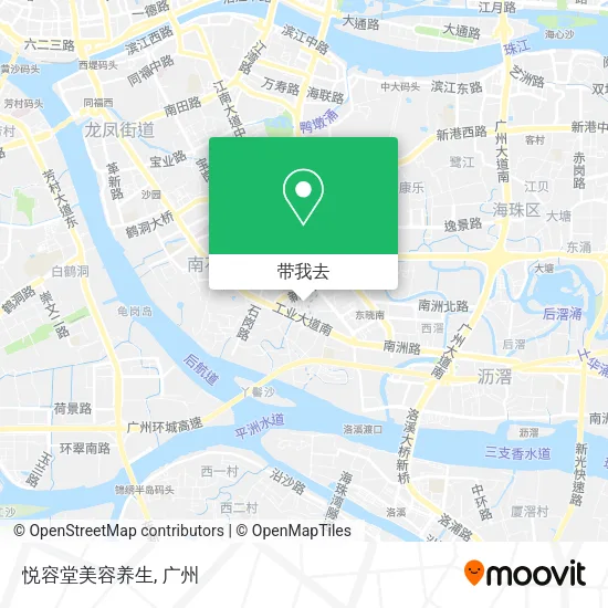 悦容堂美容养生地图