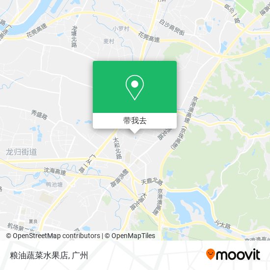 粮油蔬菜水果店地图