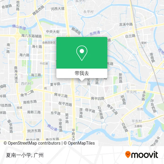 夏南一小学地图