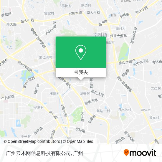 广州云木网信息科技有限公司地图