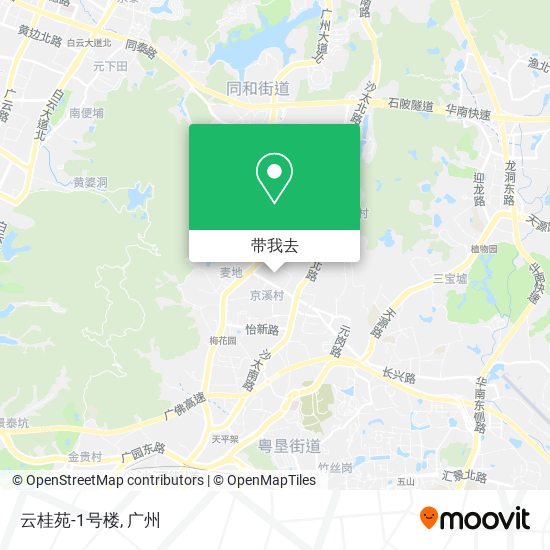 云桂苑-1号楼地图