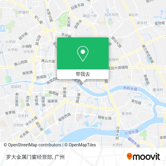 罗大金属门窗经营部地图