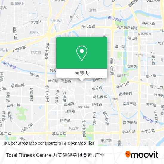 Total Fitness Centre 力美健健身俱樂部地图