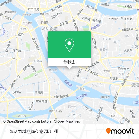 广纸活力城燕岗创意园地图