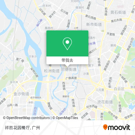 祥胜花园餐厅地图