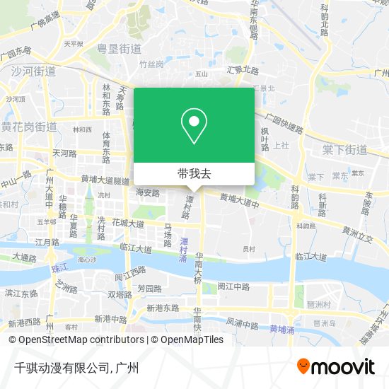 千骐动漫有限公司地图