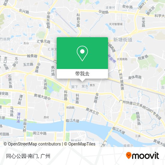 同心公园-南门地图
