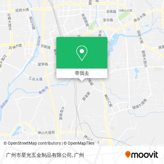 广州市星光五金制品有限公司地图