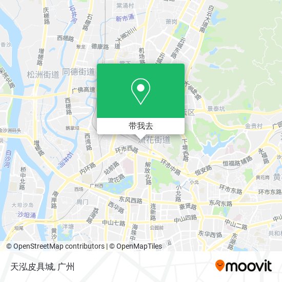 天泓皮具城地图