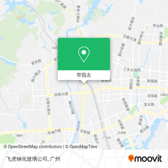 飞虎钢化玻璃公司地图