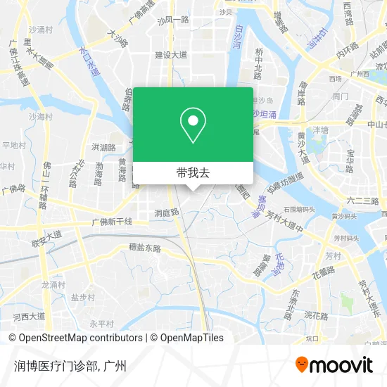 润博医疗门诊部地图