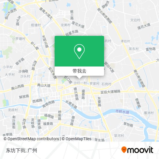 东坊下街地图