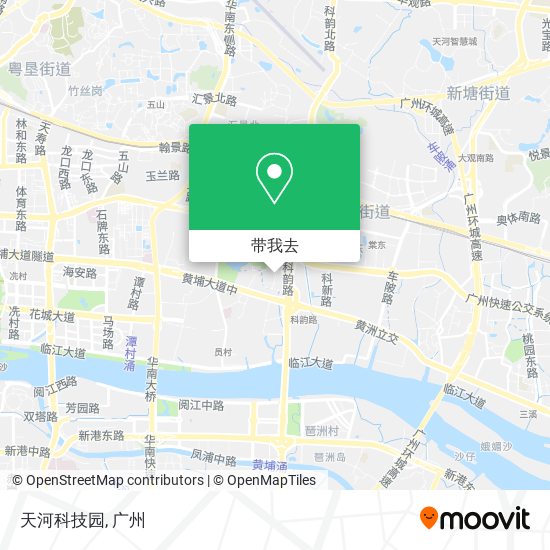 天河科技园地图