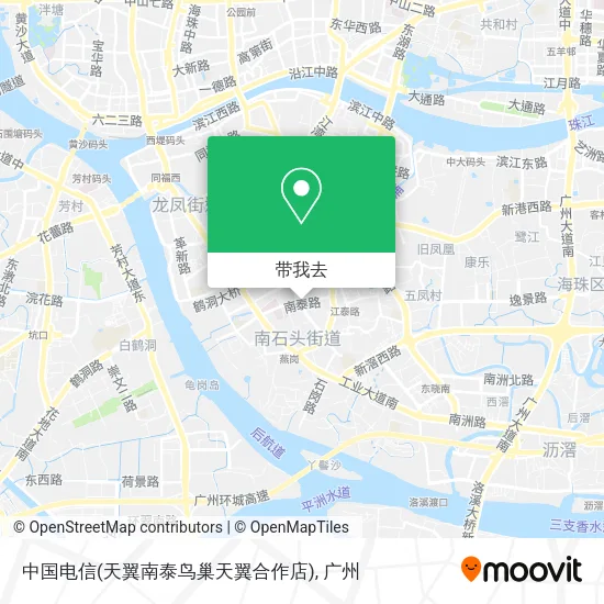 中国电信(天翼南泰鸟巢天翼合作店)地图