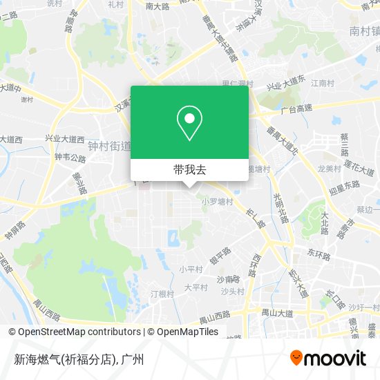 新海燃气(祈福分店)地图