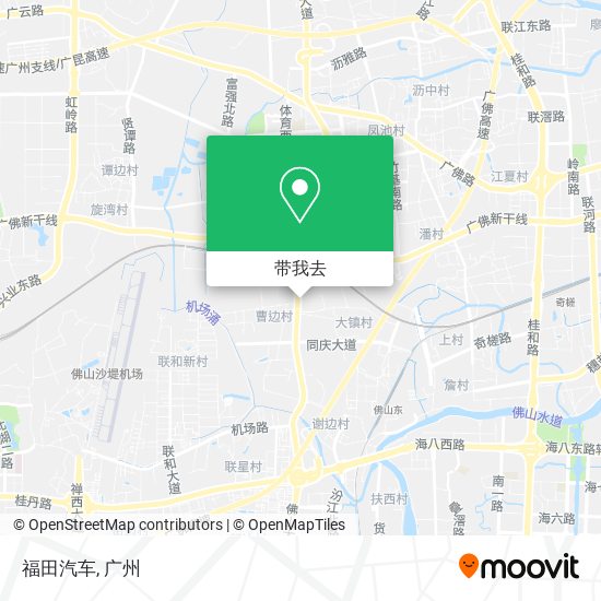 福田汽车地图