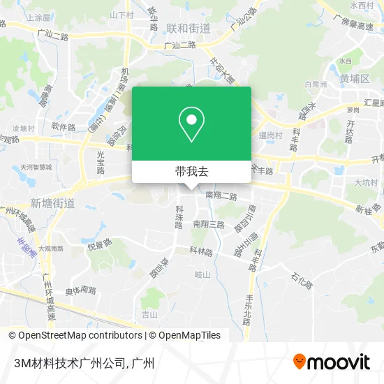 3M材料技术广州公司地图