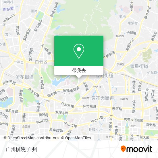 广州棋院地图