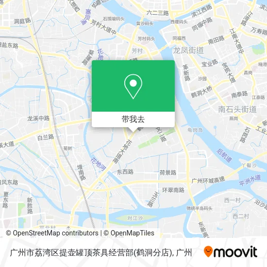 广州市荔湾区提壶罐顶茶具经营部(鹤洞分店)地图