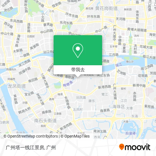 广州塔一线江景房地图