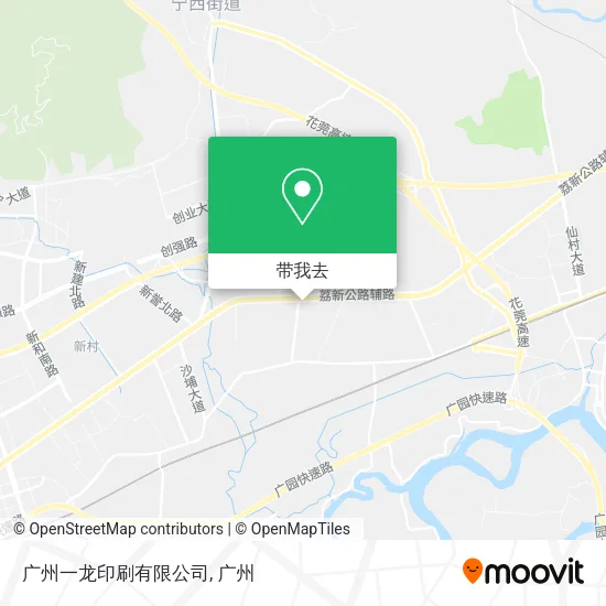 广州一龙印刷有限公司地图