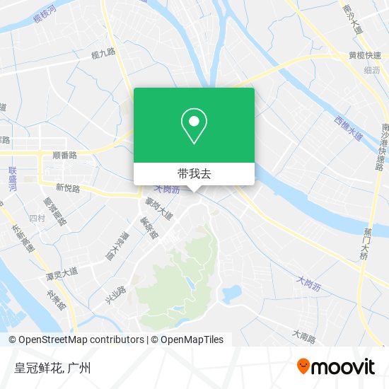 皇冠鲜花地图