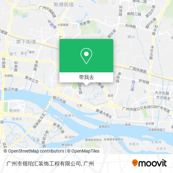 广州市领珀汇装饰工程有限公司地图