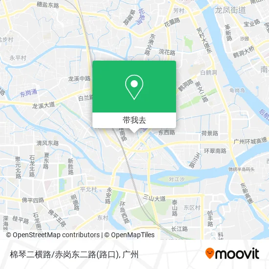 棉琴二横路/赤岗东二路(路口)地图