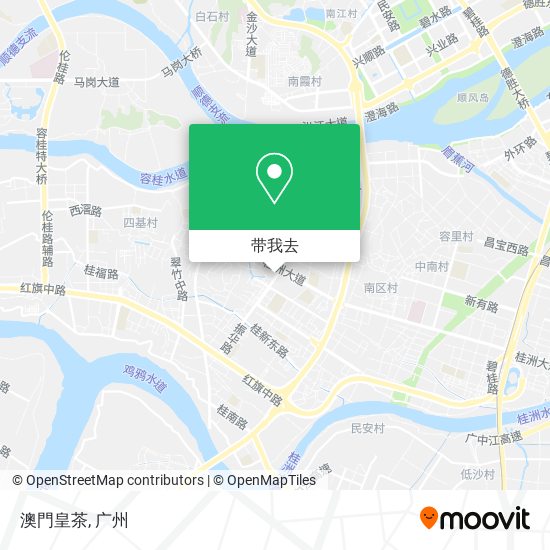澳門皇茶地图
