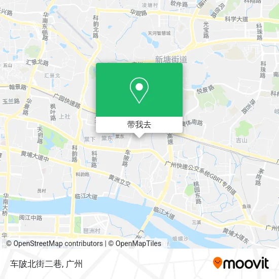 车陂北街二巷地图