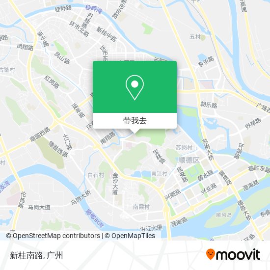 新桂南路地图