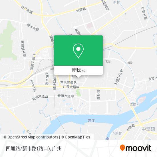 四通路/新市路(路口)地图