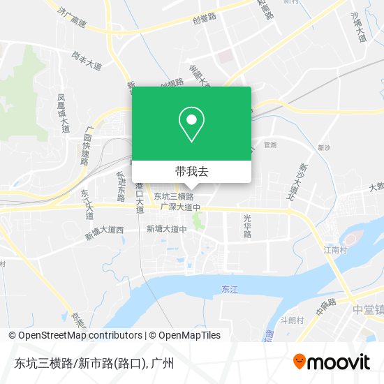 东坑三横路/新市路(路口)地图