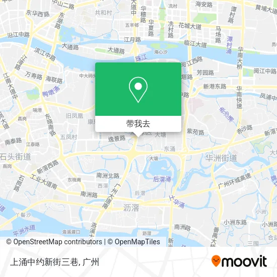 上涌中约新街三巷地图