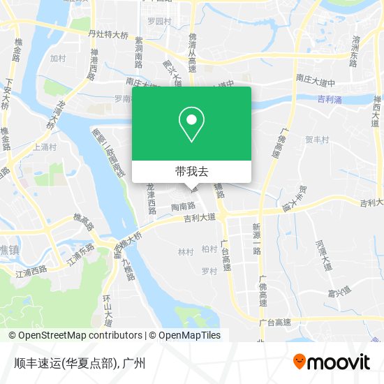 顺丰速运(华夏点部)地图