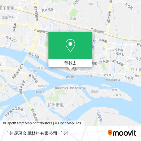 广州晟琛金属材料有限公司地图