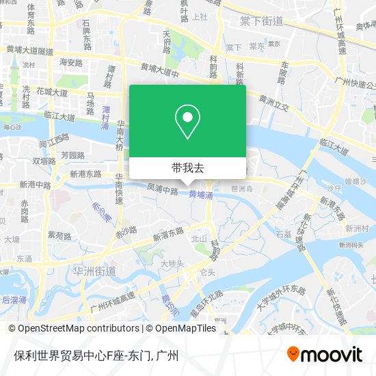 保利世界贸易中心F座-东门地图