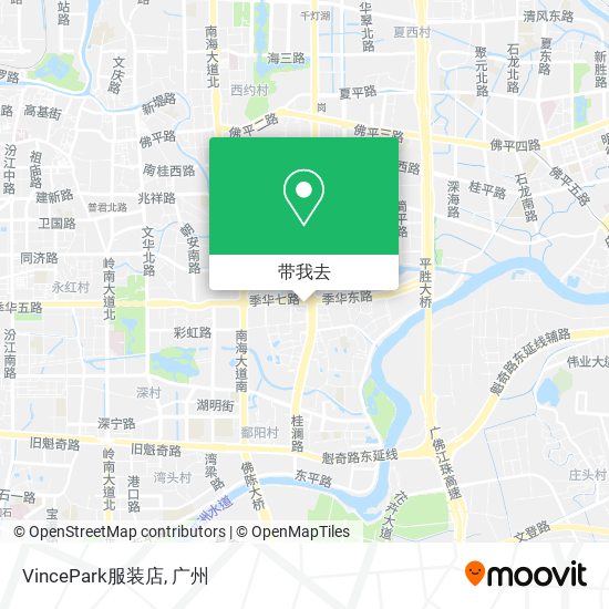 VincePark服装店地图