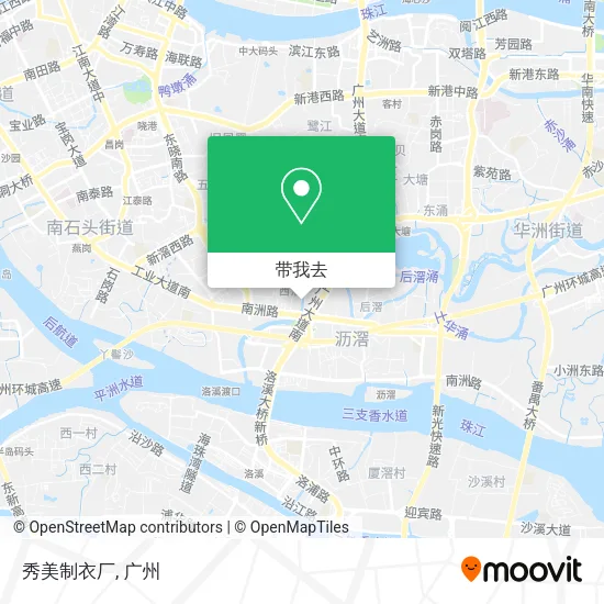 秀美制衣厂地图