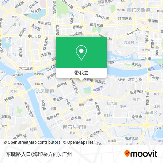 东晓路入口(海印桥方向)地图