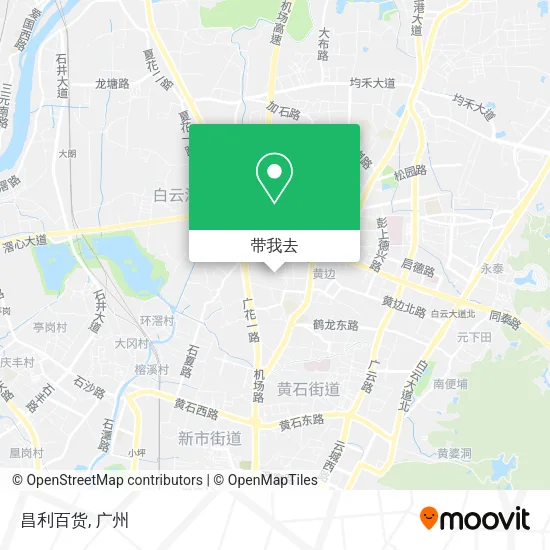昌利百货地图