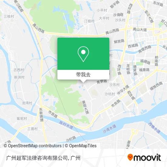 广州超军法律咨询有限公司地图