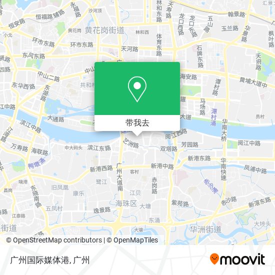 广州国际媒体港地图