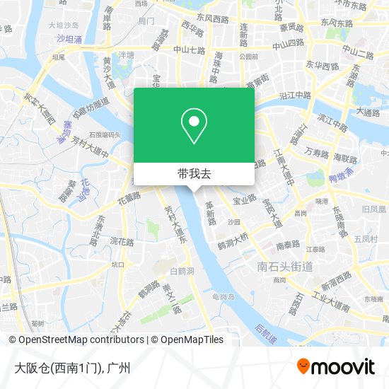 大阪仓(西南1门)地图