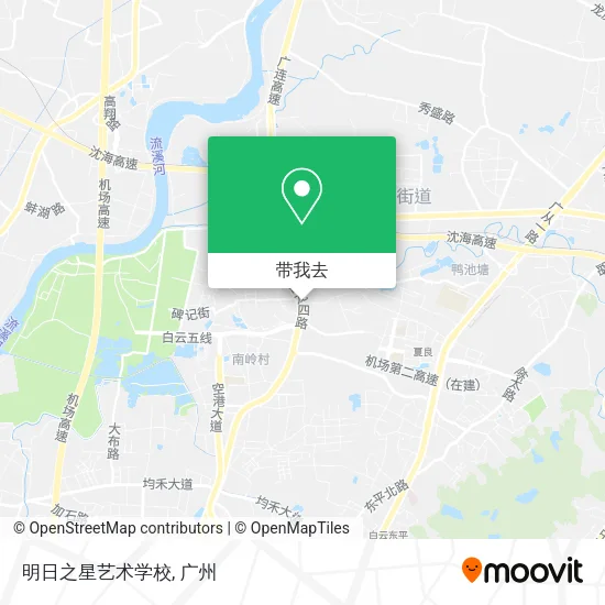 明日之星艺术学校地图
